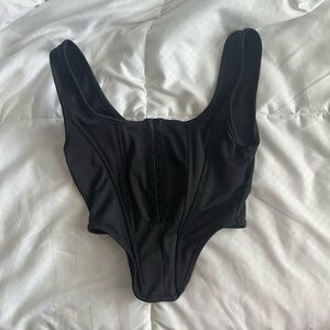 Black Tank Top Corset